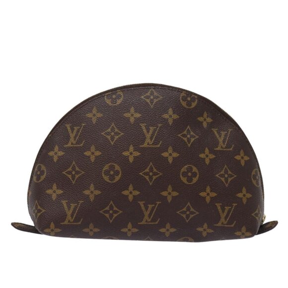LOUIS VUITTON Monogram Trousse Demi Ronde Cosmetic Pouch - Picture 2 of 16